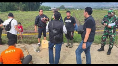 Diduga Bukan Sajam Tapi Batang Bambu Proyek Untuk Memukul Pelajar Pujon Hingga Mayatnya Ditemukan di Saluran Irigasi