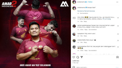 Andi Amar Posting Pakai Jersey PSM Tulis Caption ‘Kenapa Tidak?’, Akuisisi?