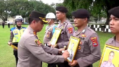 Langgar Kode Etik, Empat Anggota Polres Lampung Tengah Terkena Sanksi PTDH