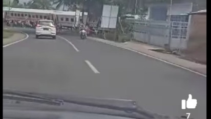 Beredar Video Kereta Api Anjlok dan Miring di Ciawi Tasikmalaya, Benarkah ? Ini Penjelasannya
