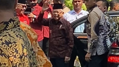 Wapres Ma’ruf Amin dan Sejumlah Menteri Hadiri HUT ke-51 PDIP
