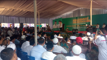 Ribuan Kiai Kampung di Banyuwangi Doakan Prabowo-Gibran Menang Satu Putaran