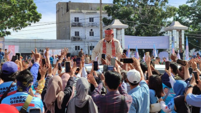 Mengaku Tak Pandai Orasi, Prabowo: Jiwa Raga dan Nyawa Saya untuk Indonesia