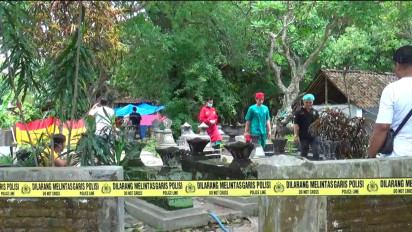 Polisi Bongkar Makam Korban Dugaan Pembunuhan di Karanglo Klaten