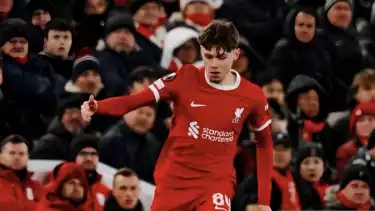 Pemain Liverpool Conor Bradley