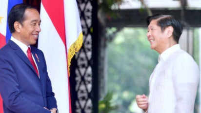 Momen Pertemuan Jokowi-Bongbong Marcos di Istana Malacanang Bahas Kerja Sama Bilateral
