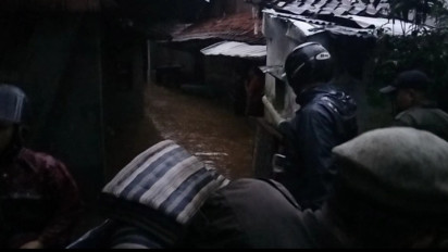 Tanggul Cikapundung Jebol, Ratusan Rumah di Braga Kebanjiran
