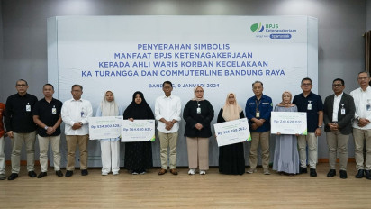 BPJS Ketenagakerjaan Berikan Manfaat Kepada 4 Korban Meninggal Kecelakaan KA Turangga