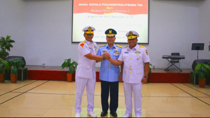 Tiga Perwira Tinggi Marinir Naik Pangkat
