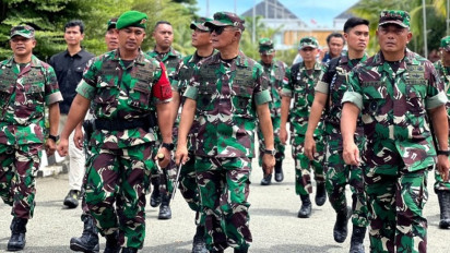 Antisipasi Ekses Kerusuhan di PNG, Pangkogabwilhan III Ingatkan Satgas Pamtas 122/TS untuk Tingkatkan Pertahanan di Perbatasan