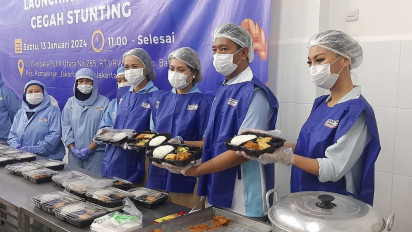 Demi Cegah Stunting Sesuai Program Makan Siang Gratis, TKN Fanta Prabowo-Gibran Bentuk Dapur Indonesia Maju