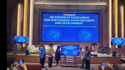 Ketahanan Pangan jadi Prioritas, UG Luncurkan Pusat Pengembangan Pangan Berkelanjutan