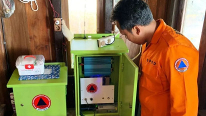 Mitigasi Bencana, BPBD Magetan Cek Kelaikan Alat Deteksi Dini di Sejumlah Titik 
