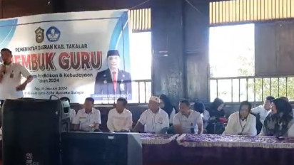 Viral Sekda Takalar Diduga Kampanyekan Prabowo-Gibran di Depan Guru yang Belum Terangkat CPNS