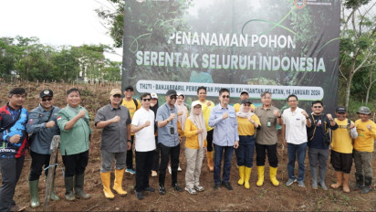 Penanaman Pohon Serentak Tahun 2024 Di Provinsi Kalimantan Selatan
