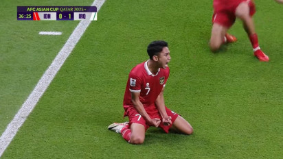 Meski Kalah, Gol Marselino Ferdinan buat Timnas Indonesia Punya 'Rekor' Baru di Piala Asia