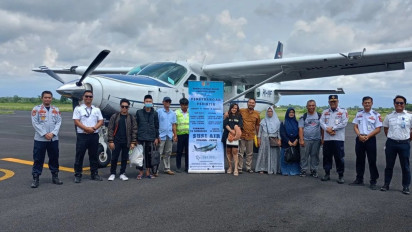 Penerbangan Perintis Jember-Sumenep Bertambah Dua Kali Sepekan, Catat Jadwalnya