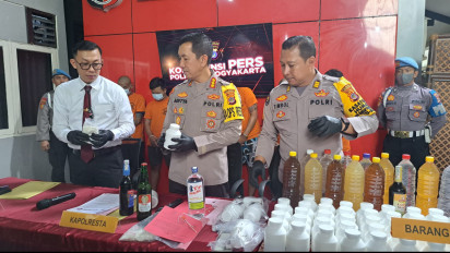 Polresta Yogyakarta Amankan 70.330 butir Obat Berbahaya dan Psikotropika dari 6 Tersangka