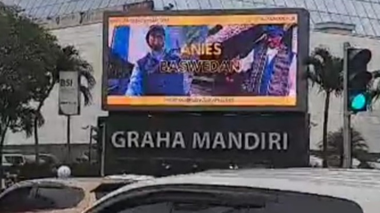 Videotron Anies di Jakarta Mendadak Di-take Down, Pemprov DKI: Bukan Kami
            - galeri foto