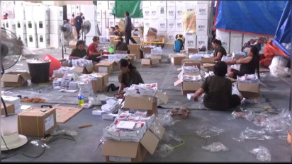 Pelipatan Surat Suara, KPU Nganjuk Temukan Ratusan Kertas Bermasalah