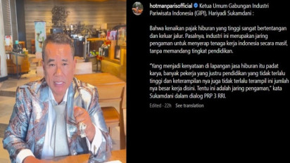 Ribut soal Pajak Hiburan, Hotman Paris Bocorkan Beban Konsumen