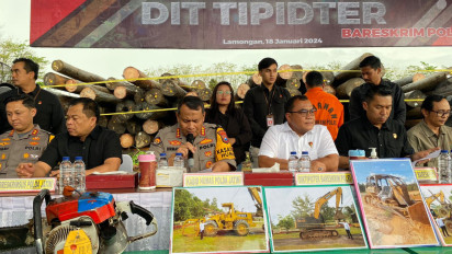 Illegal Logging di Hutan Kalimantan Tengah, Dittipdter Bareskrim Polri Berhasil Amankan Ribuan Kayu