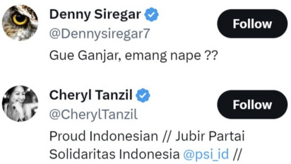 Perang Denny Siregar Vs Cheryl Tanzil Memanas di X, Denny Ingatkan Cheryl untuk Tidak Salah Input