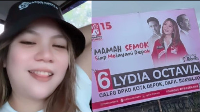 Disebut Bikin Malu Prabowo dan Gibran, Caleg 'Mamah Semok Siap Melayani Depok' Lydia Octavia: Dont Judges, Ini Cara Ku Kampanye