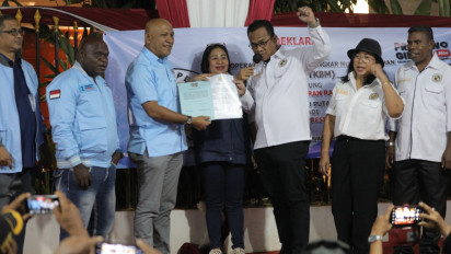 Perjuangkan Kesejahteraan Buruh Lewat Koperasi, INKOP TKBM Deklarasi Dukung Prabowo-Gibran