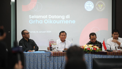 Ingatkan Persatuan di Hadapan PGI, Prabowo: Our Future is Great