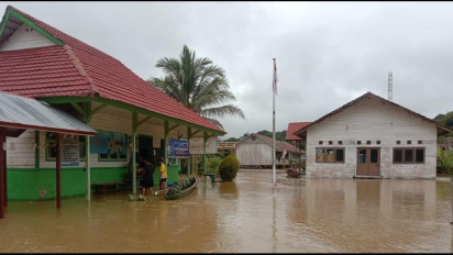 Sungai Sule Meluap, Banjir Rendam Dua Kecamatan di Malinau