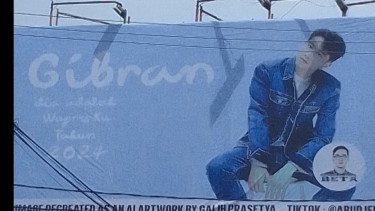 Kebangetan Kreatif Sudah Catut Catut Foto D.O EXO, Baliho Gibran Ini Juga Jiplak Kalimat Dilan, Ramai Dihujat K-Popers