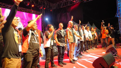 Pesta Rakyat Ganjar Mahfud #26 di Denpasar Dimeriahkan NDX AKA