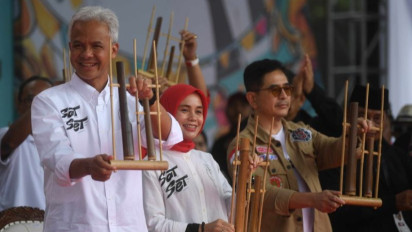 Kampanye Akbar Perdana di Bandung, Ganjar: Saya Mau Dengarkan Suara Rakyat Langsung