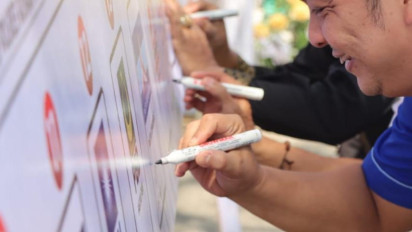 Hindari Kampanye Ugal-ugalan di Jalan, Parpol dan Polisi Deklarasi Tertib Lalu Lintas Kampanye