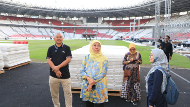 Rangkaian Harlah NU dan Muslimat Rampung Terlaksana, Khofifah Cek Kebersihan GBK Pastikan Tak Tinggalkan Sampah