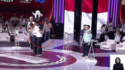 Terciduk Anies-Cak Imin Pelukan Ala Teletubbies Pascadebat Cawapres