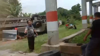 Polisi akan Gelar Olah TKP Kecelakaan Bus Shantika yang Terjun Bebas dari Jalan Tol Pemalang