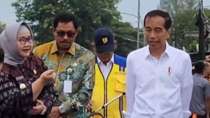 Tinjau Perbaikan Jalan Solo-Purwodadi, Presiden Jokowi: Rp1,3 Triliun untuk 40 Ruas Jalan di Jateng