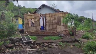 Erupsi Gunung Api Lewotobi Belum Usai, Kini Puting Beliung Terjang Flores Timur