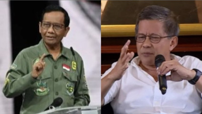 Beri Nilai A Plus ke Mahfud MD di Debat Cawapres, Rocky Gerung : Apalagi Mundur dari Kabinet