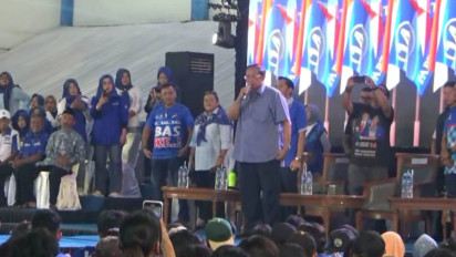 Kampanye di Pacitan, SBY Ajak Masyarakat Menangkan Prabowo Gibran di Pilpres