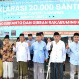 20.000 Santri dan Kyai se-Jawa Timur Gelar Deklarasi Akbar Pindah Dukungan dari Paslon 01 ke Paslon 02 Prabowo-Gibran