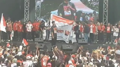 Kampanye Akbar PSI di Sidoarjo, Ini Kata Kaesang soal Gimik Gibran