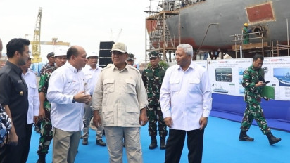 Prabowo Dorong Industri Pertahanan RI Kembangkan Kapal Serang Ringan Destroyer Anti Deteksi