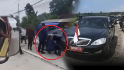 Beredar Kabar Detik-Detik Ban Mobil Presiden Bocor, Istana Ngomong Begini