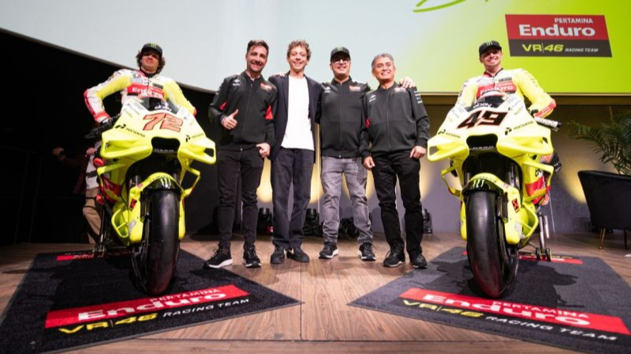 Pertamina Enduro dan Tim MotoGp VR46 Akan Menggunakan Livery Baru Musim Ini
            - galeri foto