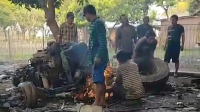 Bus Aset Milik BUMN di Probolinggo Dijagal, Para Pelaku Belum Ditahan