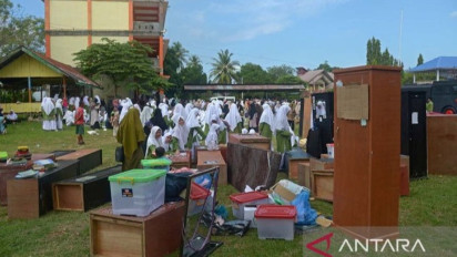 Asrama Terbakar,  200 Santriwati di Aceh Besar Dipulangkan