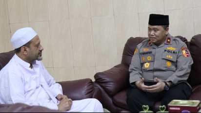 Ditemui Wakaops NCS Polri, Habib Taufiq Assegaf Pasuruan Doakan Pemilu Berjalan Aman dan Damai